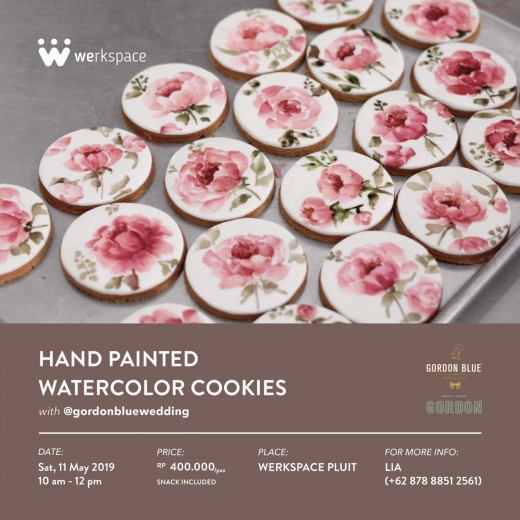 Hand Painted Watercolor Cookies